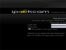 Tablet Screenshot of ipeekcam.com